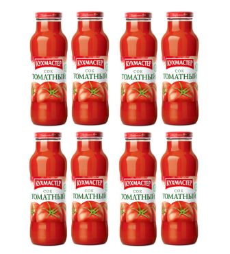 Kuhmaster Tomato Juice with pulp 680ml x 8